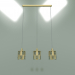 3d model Pendant lamp 50101-3 (pearl gold) - preview