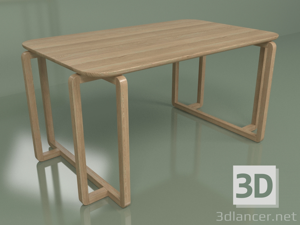 3d model Mesa de comedor Diox (fresno natural) - vista previa