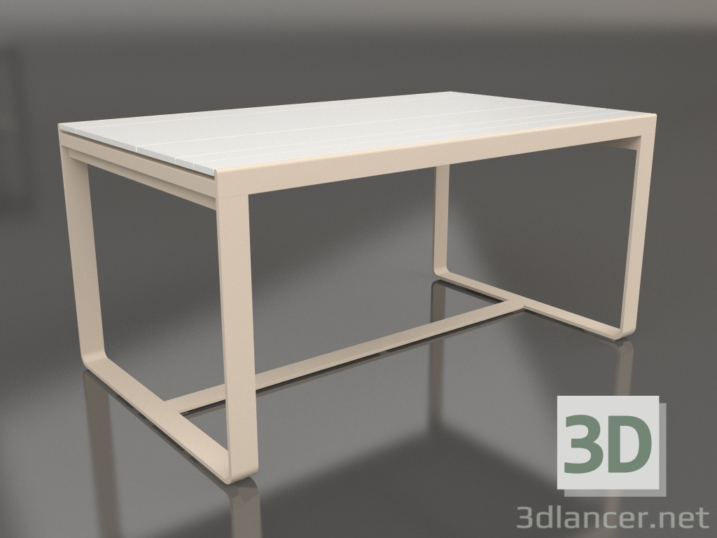 3d model Mesa de comedor 150 (DEKTON Zenith, Arena) - vista previa