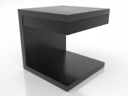 Comodino CLIP (rovere nero)