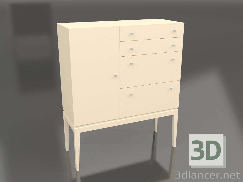 modèle 3D Grande commode statique (option 7) - preview