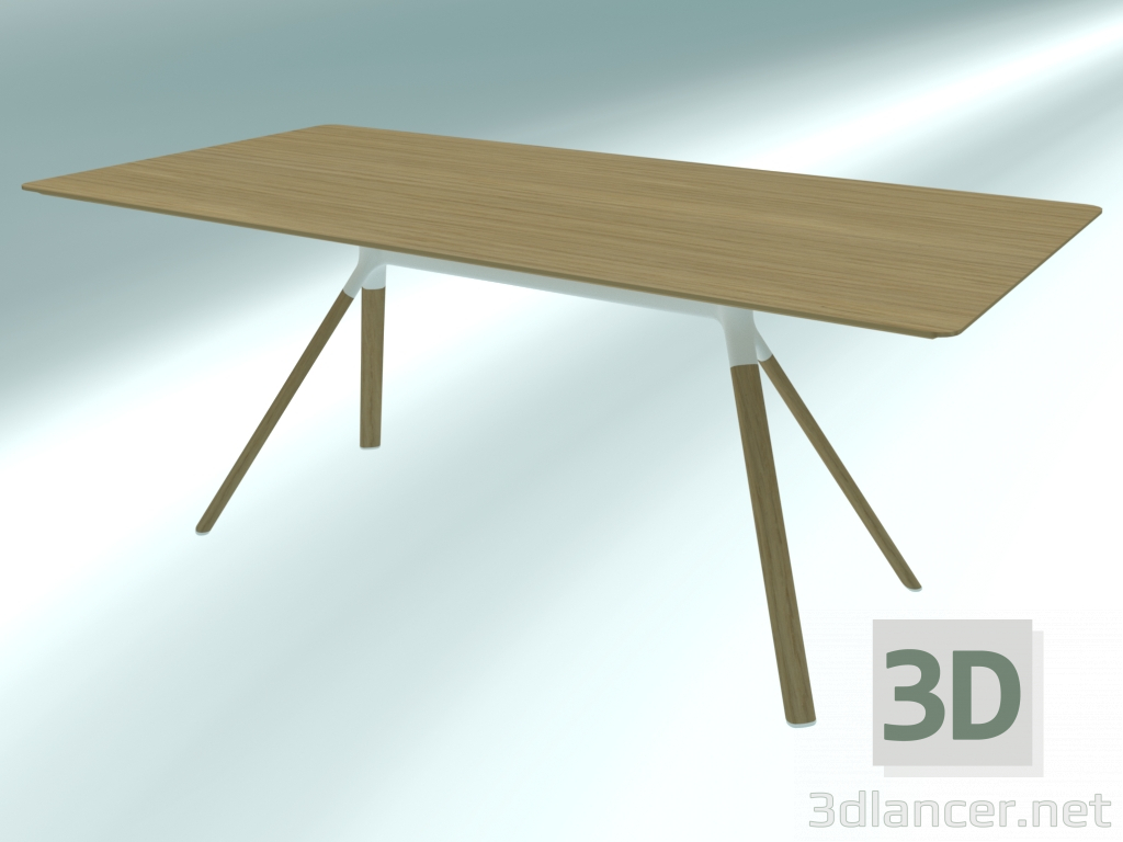 3d model Mesa rectangular FORK (P127 180Х90) - vista previa