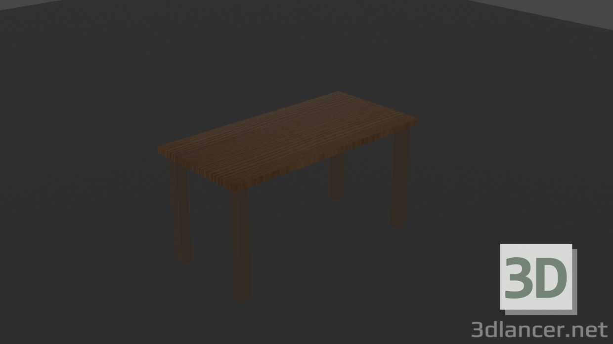 3d model Mesa de comedor - vista previa