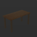 3d model Dining table - preview