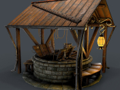 Stone well 3d model