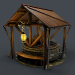 3d Stone well 3d model model buy - render