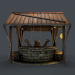 3d Stone well 3d model model buy - render