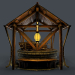 3d Stone well 3d model model buy - render