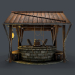 3d Stone well 3d model model buy - render