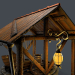 3d Stone well 3d model model buy - render