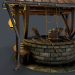 3d Stone well 3d model model buy - render