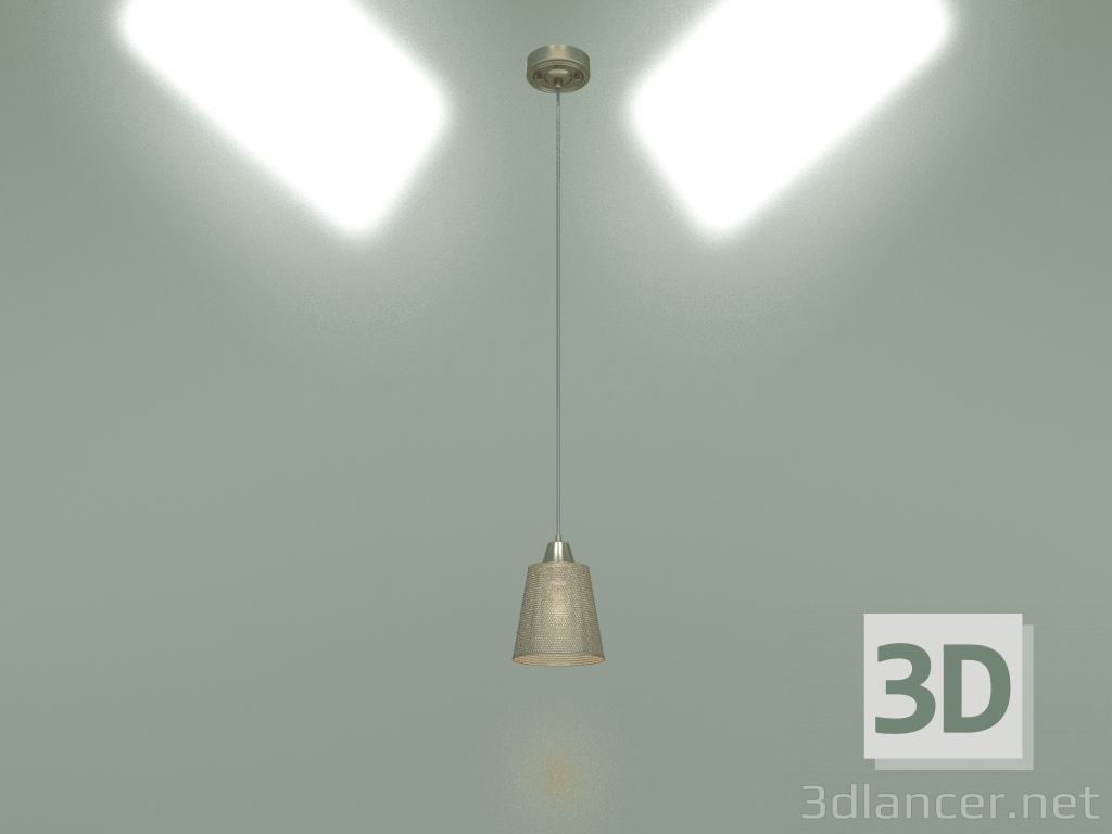 3d model Pendant lamp 50016-1 (antique bronze) - preview