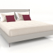 3d model Cama doble (B104) - vista previa