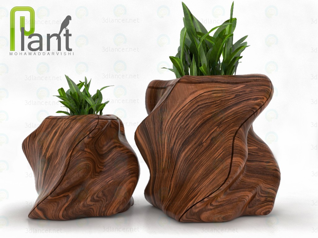 3d model plant - preview