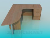 Office desk corner