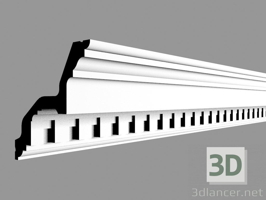 Modelo 3d Cornija C211 (200 x 11,6 x 11,2 cm) - preview