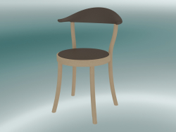 Chair MONZA bistro chair (1212-20, beech natural, terra brown)