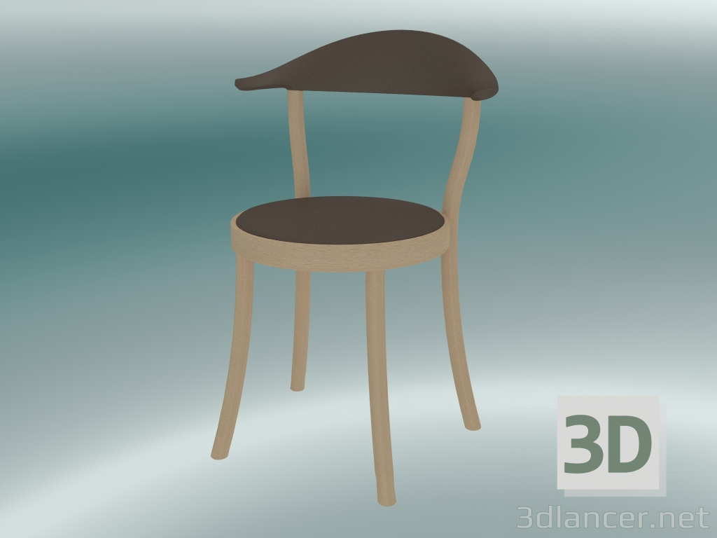 3d model Chair MONZA bistro chair (1212-20, beech natural, terra brown) - preview