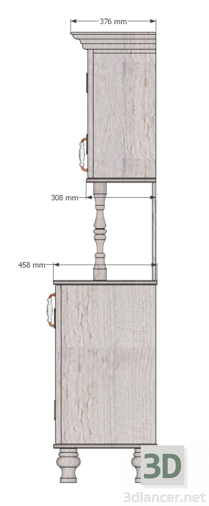 modèle 3D de Buffet acheter - rendu