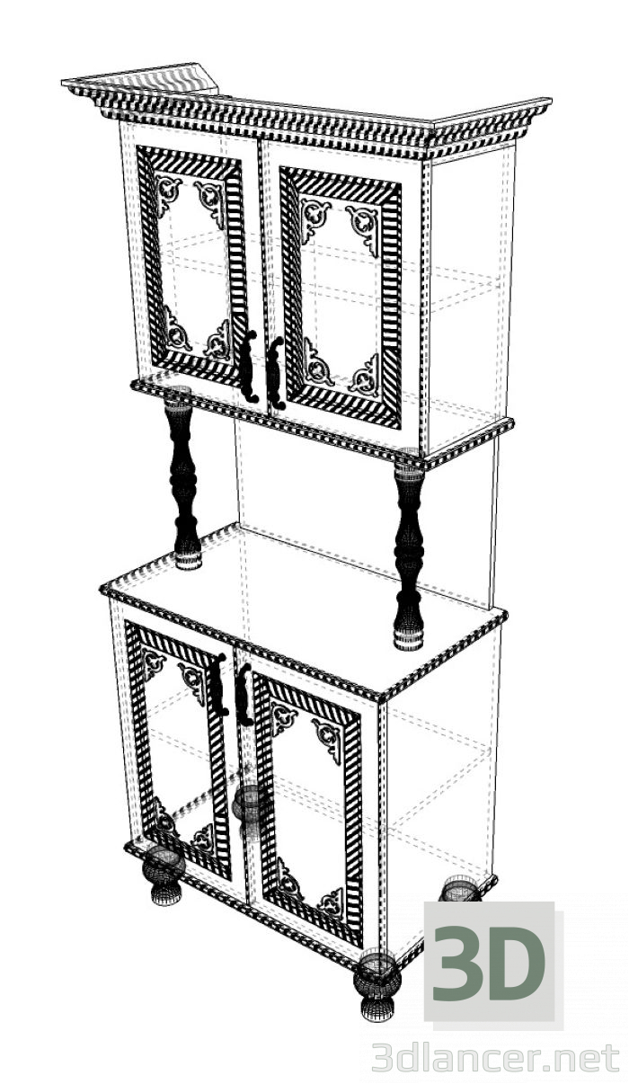 modèle 3D de Buffet acheter - rendu