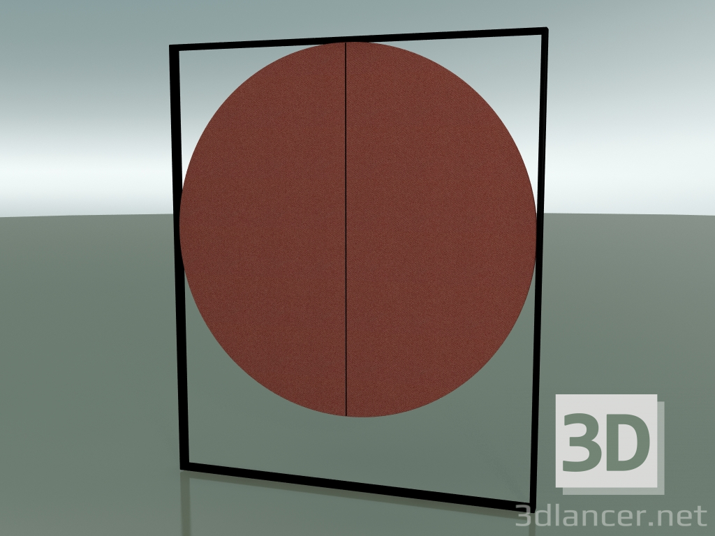 3d model Freestanding Large Round Panel 5105 (V39) - preview