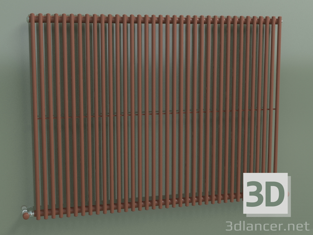 modello 3D Radiatore verticale ARPA 1 (920 36EL, marrone rame RAL 8004) - anteprima