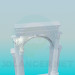 Modelo 3d Arco com colunas - preview