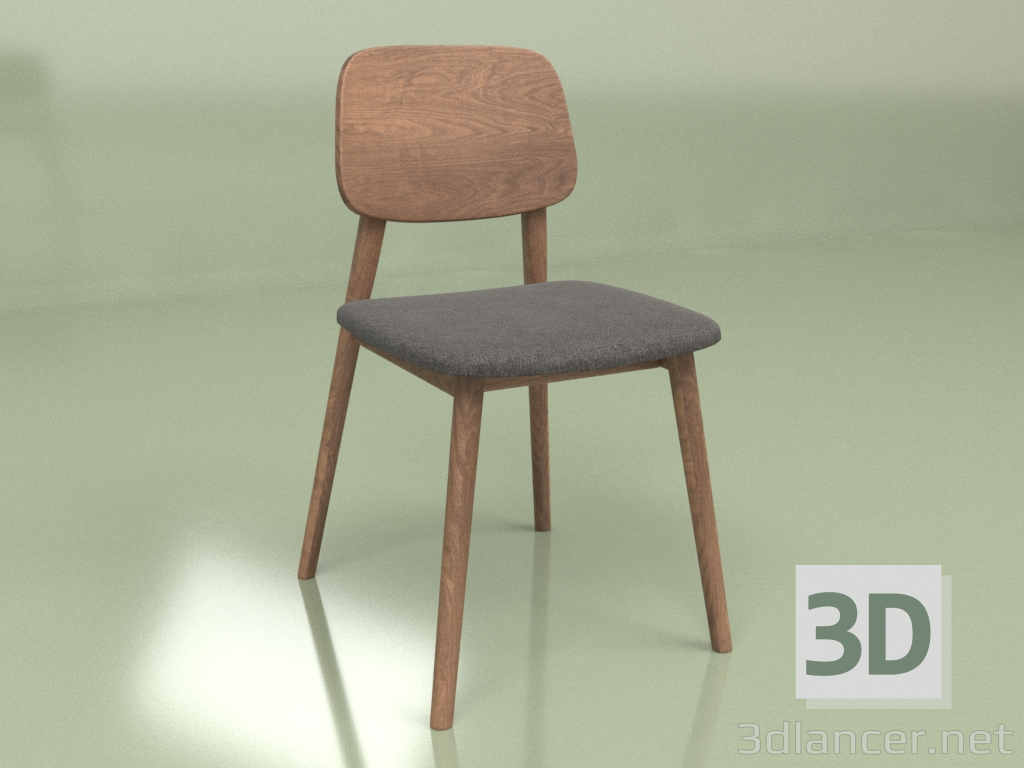 3d model Silla Luus (nogal, gris oscuro) - vista previa