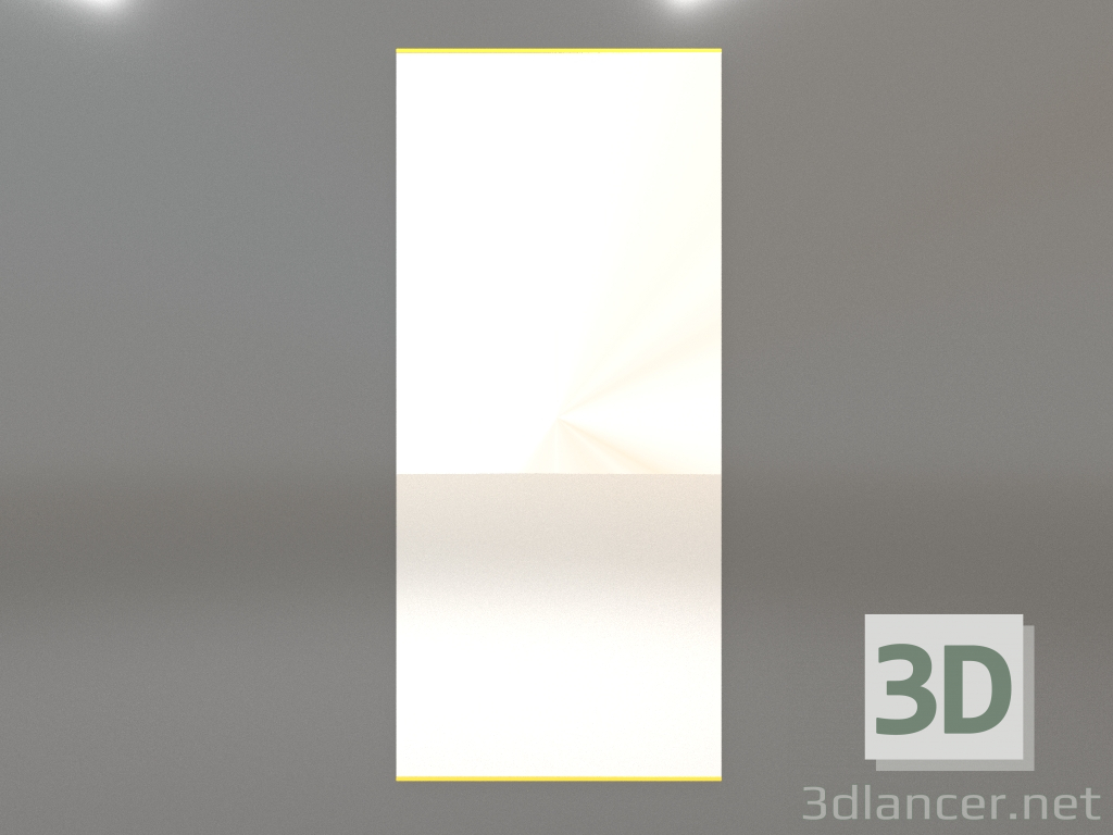 modello 3D Specchio ZL 01 (800х1800, giallo luminoso) - anteprima