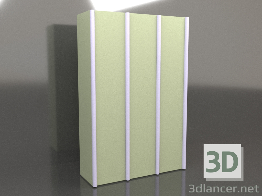 3d модель Шкаф MW 05 paint (1863x667x2818, вариант 1) – превью