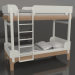 modello 3D Letto a castello TUNE Q (UWTQA2) - anteprima