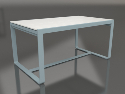 Table à manger 150 (DEKTON Zenith, Bleu gris)