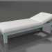 Modelo 3d Chaise longue (azul cinza) - preview