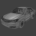 3D Sedan 2004 modeli satın - render
