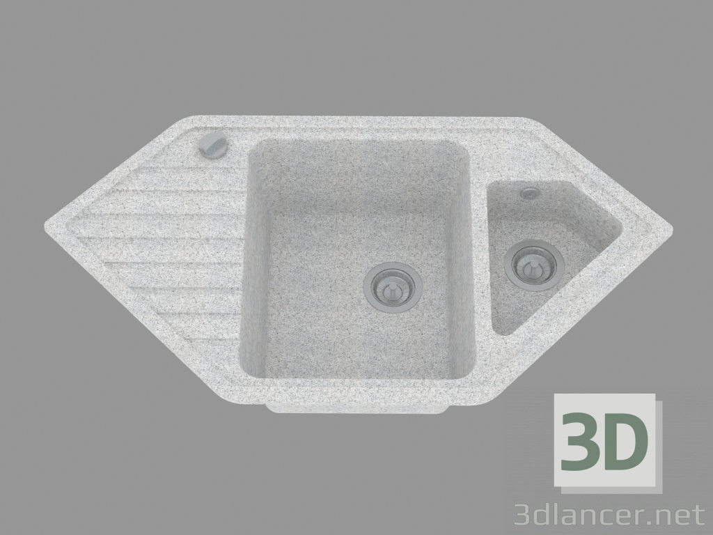 Modelo 3d pia da cozinha Reflex (ZUX 761B) - preview