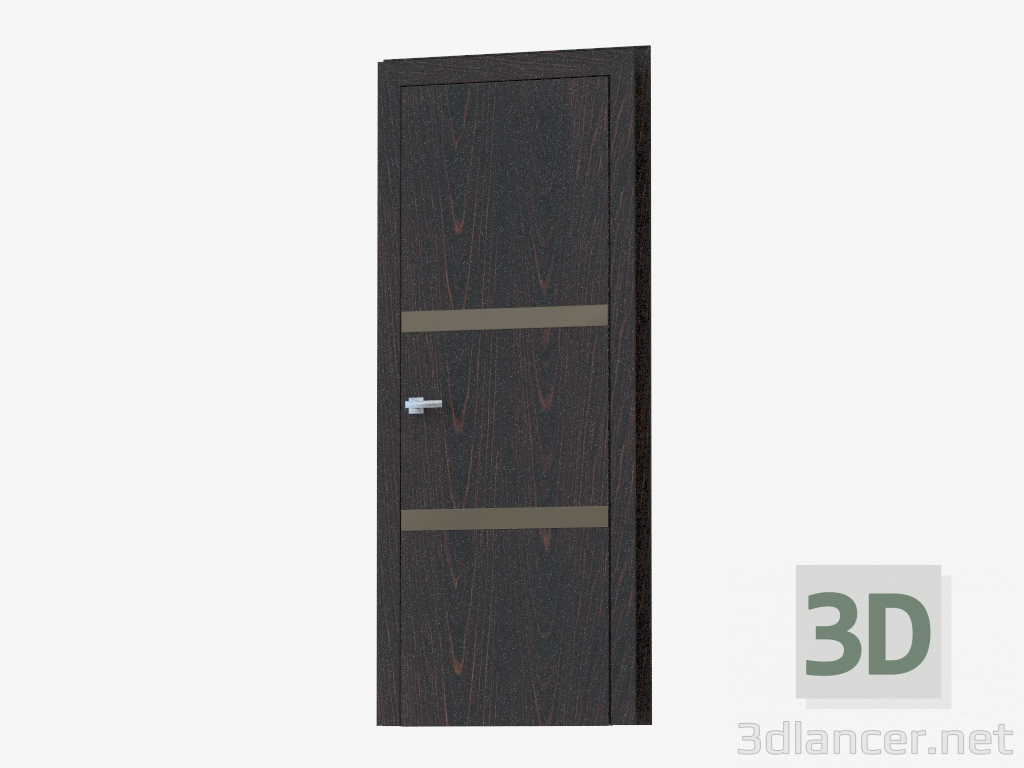 3d model Puerta de interroom (20,30 bronza plata) - vista previa