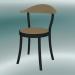 modèle 3D Chaise MONZA chaise de bistrot (1212-20, hêtre noir, caramel) - preview