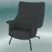 3d model Sillón Doze (Ocean 80, negro antracita) - vista previa