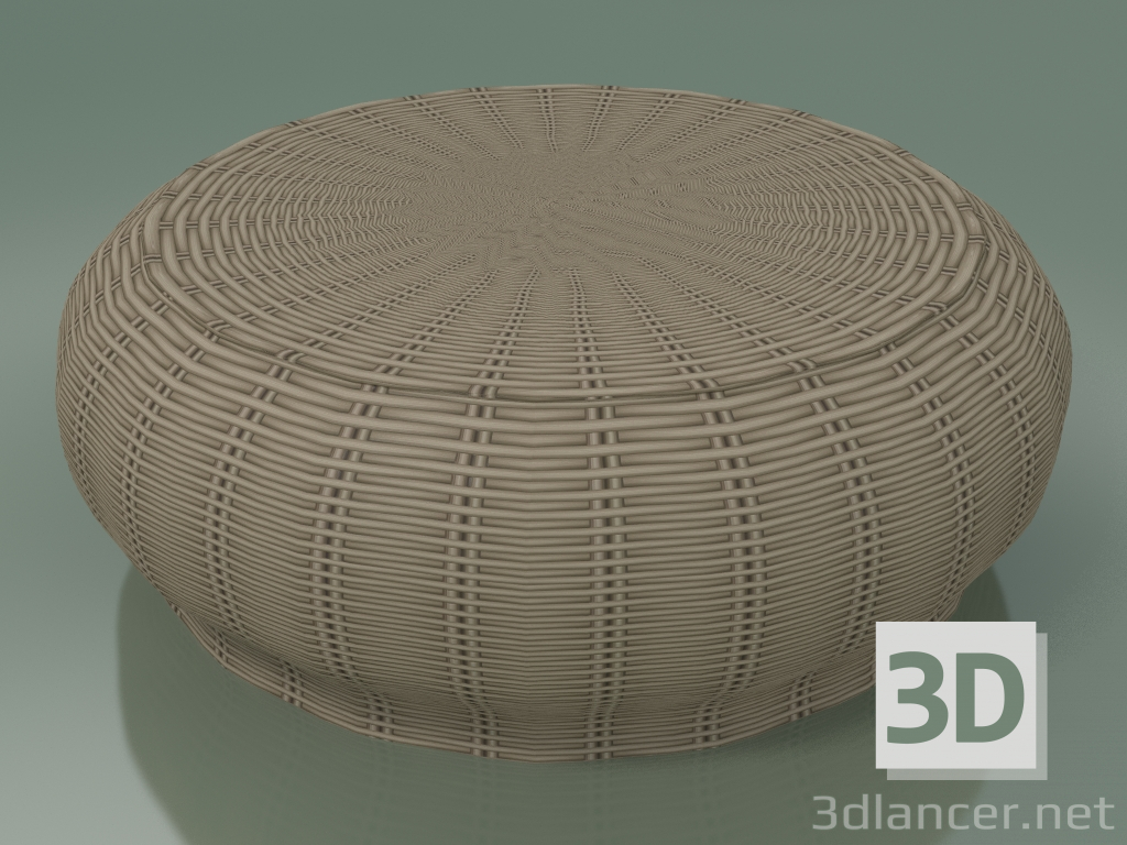 3d model Coffee table, ottoman (Bolla 15, Natural) - preview