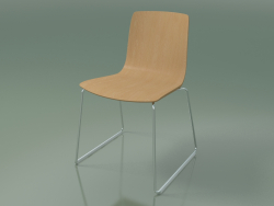 Silla 3908 (en trineo, roble)