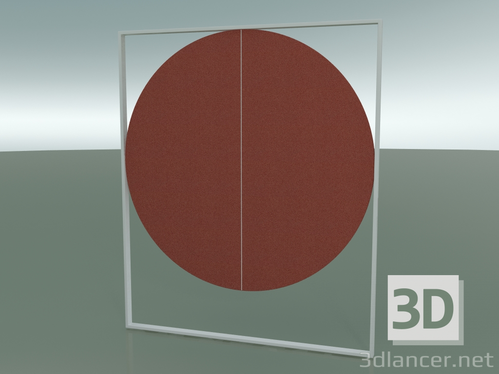 3d model Freestanding Large Round Panel 5105 (V12) - preview