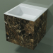 modello 3D Lavabo sospeso (02R123302, Emperador M06, L 48, P 48, H 48 cm) - anteprima