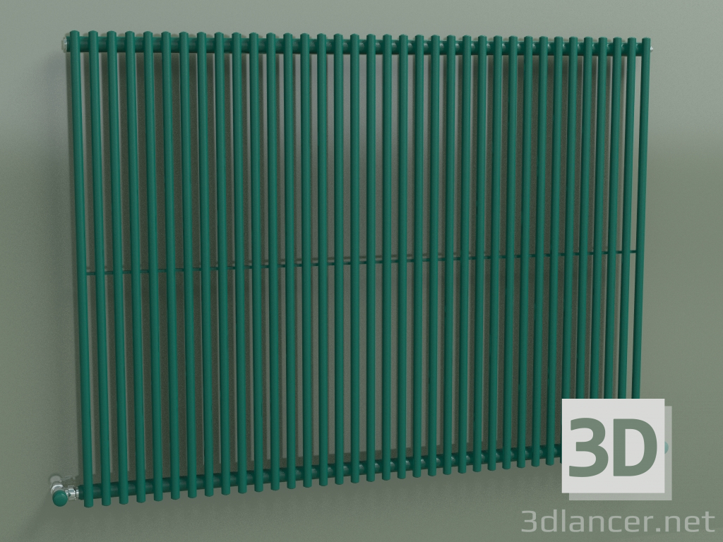 modello 3D Radiatore verticale ARPA 1 (920 36EL, verde opale RAL 6026) - anteprima