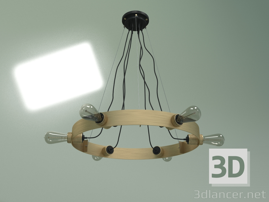 modello 3D Lampada a sospensione Castello del Cavaliere - anteprima