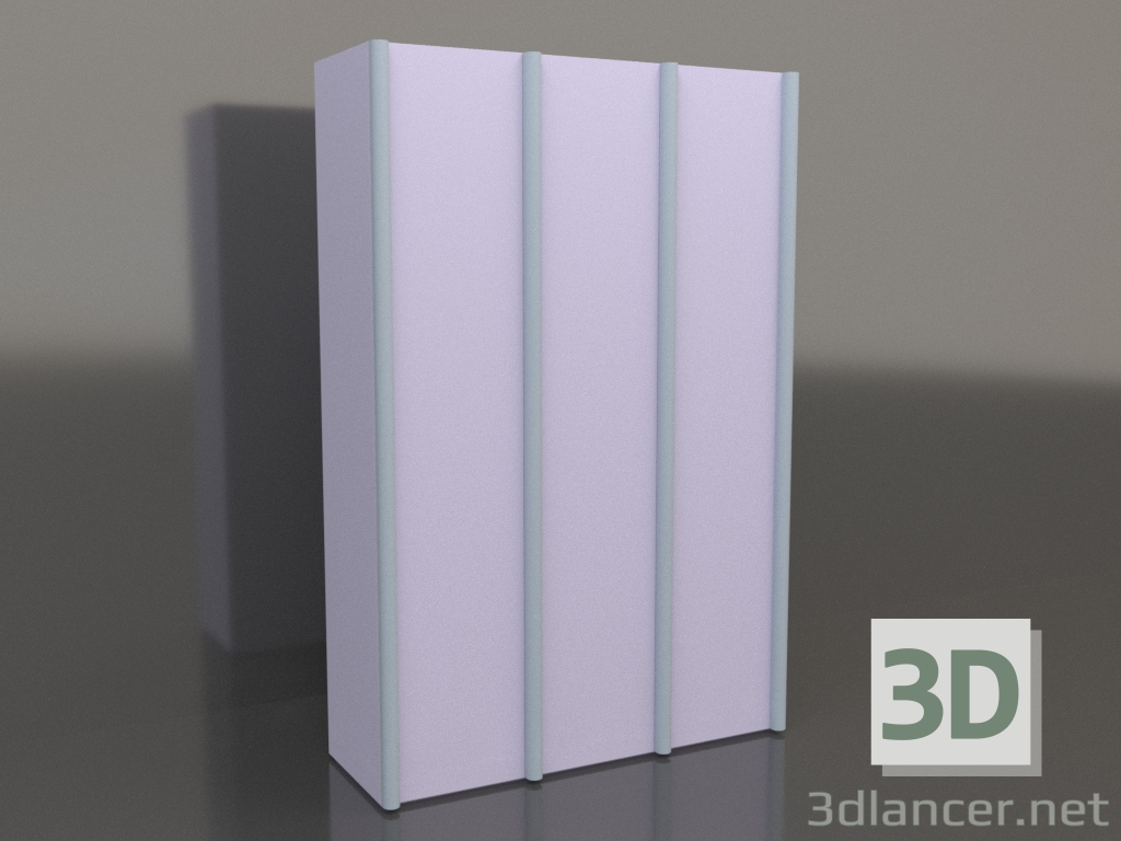 3d модель Шкаф MW 05 paint (1863x667x2818, вариант 2) – превью