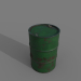 3d Barrel 200 liters Green rust model buy - render