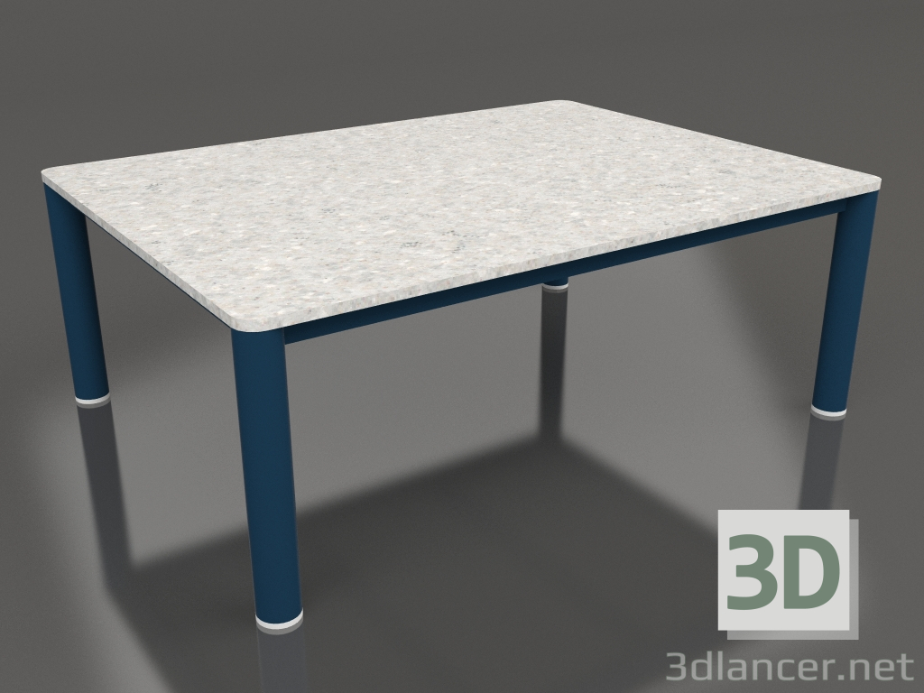 modello 3D Tavolino 70×94 (Grigio blu, DEKTON Sirocco) - anteprima