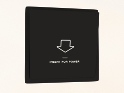 Card switch (10 A, 250 V, matte carbon, DA59030) R98