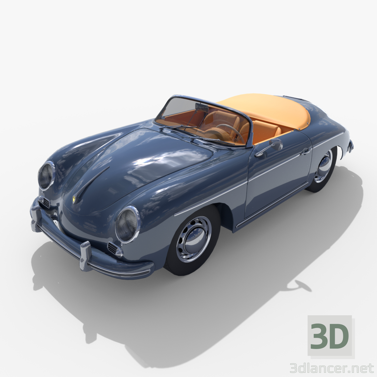 Auto von 1956 3D-Modell kaufen - Rendern