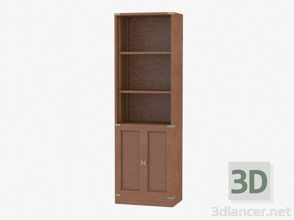 modèle 3D Armoire avec étagères ouvertes - preview